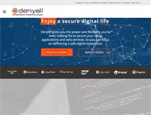 Tablet Screenshot of denyall.com